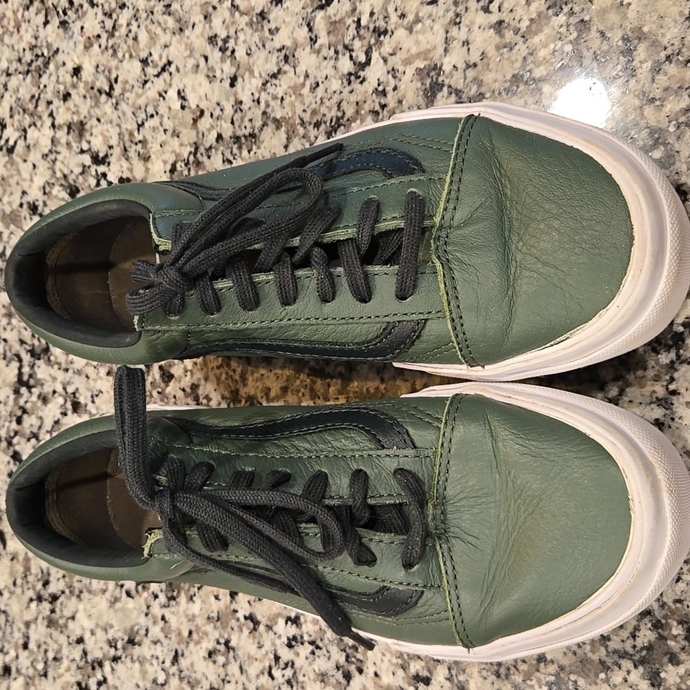 VANS OLD SKOOL STACKFORM PLATFORM LEATHER SHOES I… - image 13